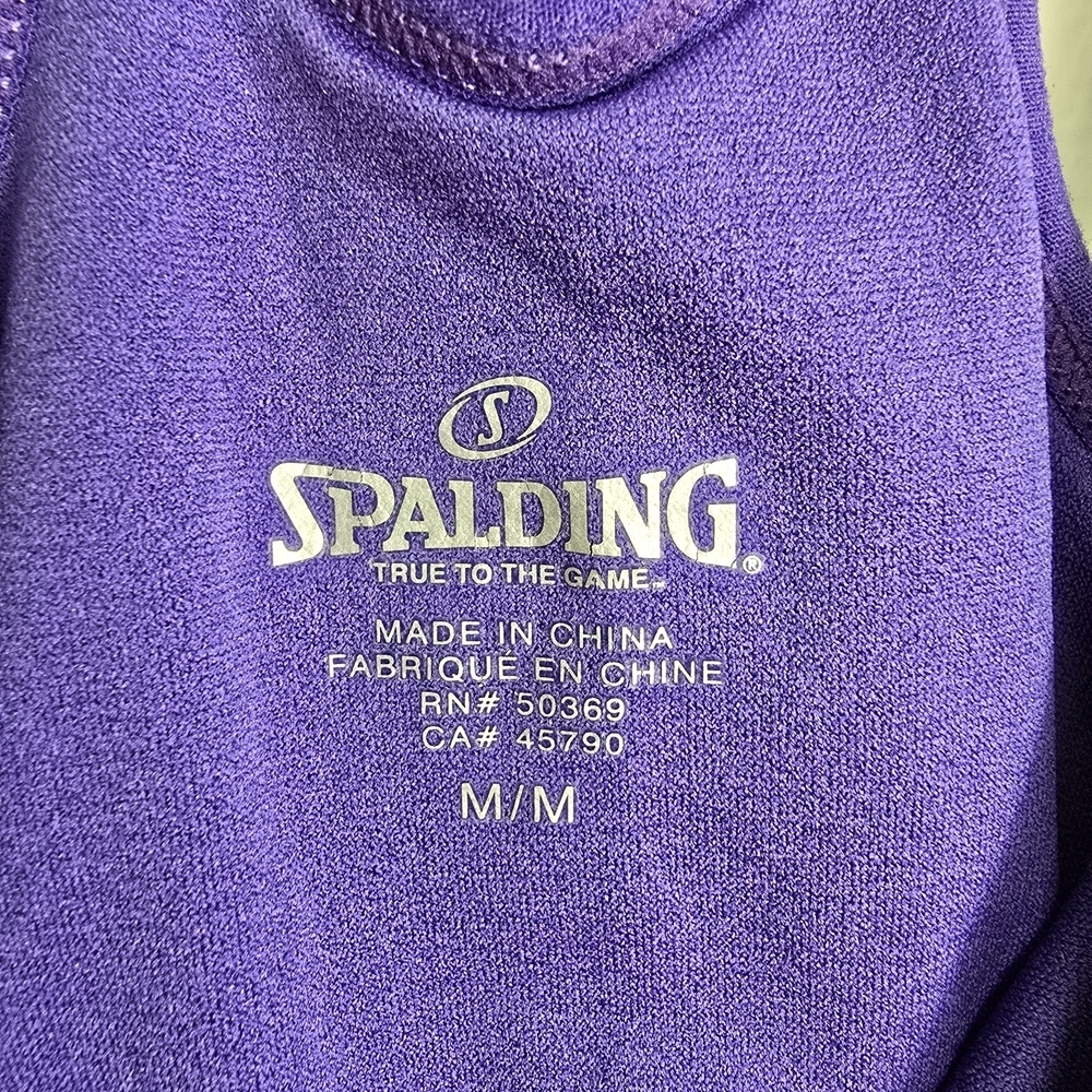 Purple Spalding Athletic Tank Top - Picture 3 of 3